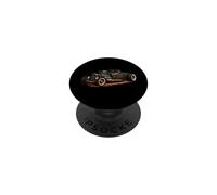 Hot Rod Car Retro Vintage Race Ratrod Classic V8 Engine Dad PopSockets Adhesive PopGrip