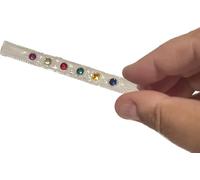 Hot Rod ~ Clear Stick ~ Magic Trick ~ Colour Changing Gem Jewels ~ Street Magic~NEW