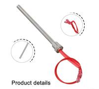 Hot Rod Glow Ignitor for Nemaxx For Pellet Stove P6 P9 P12 230V 300W Stainless Steel Heating Element with 10mm Mounting Diameter (B)