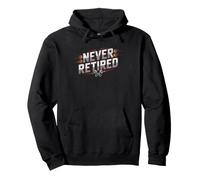 Hot Rod Grandpa Who Never Retired Wrenching Classics Pullover Hoodie