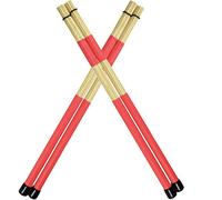 Hot Rods Rute Jazz Drum Sticks Brushes Drumsticks (Red-2P)