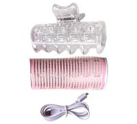 Hot Rollers Hair Curlers - Electric Rollers Set, Self Adhesive Curlers, Portable Styling Tools | Easy Curling Solution for Medium Long Hair Volume Waves Bangs Salon Home Travel Use Kit