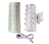 Hot Rollers Hair Curlers - Hair Curling Styling Tools, Portable Hair Curlers | Multipurpose Self-Adhesive Electric Rollers, Easily Achieve Flawless Curls for Medium Hair, (1.26×3.34in)