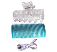 Hot Rollers Hair Curlers - Heated Curling Set, Portable Grip Volume Enhancer | Electric Tools for Medium Length Styling, Smooth Finishs Creator, Compact Travel Kit, Effortless Home Curls Achiever