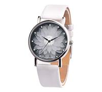 Hot Sale Brand Simple Trend Women Watches Elegant Lotus Print Rhinestone Watch Leather Strap Ladies Quartz Wristwatches Clock