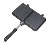 Hot Sandwich Maker Non-Stick Grilled Sandwich And Panini Pan Bread Toaster Double Panel Stove Toasted Sandwichs Maker Aluminum Pan For Home Kitchen