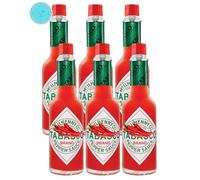 Hot Sauce Bundle with Original Red Pepper Hot Sauce 57ml x6 by Tabasco