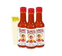 Hot Sauce Bundle with Tapatio Salsa Picante 148ml x3 and Intrinsic Treats Shopping List Card
