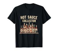 Hot Sauce Collector Fiery Flavor Enthusiast T-Shirt