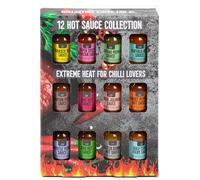 Hot Sauce Gift Set | 12 Bottles Chilli Hot Sauce Gift Sets for Men Women | Hot Ones Sauces | Christmas Gifts For Men Adult | Christmas Food Gifts for Men | Cooking Gifts Spicy Sauces Foodie Chef Gifts