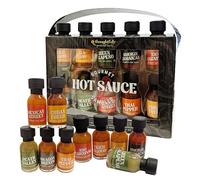 Hot Sauce Gift Set for Men - Gourmet 10 Different Flavour Hot Sauce Collection Sampler Set. Heat Pack for Dad Christmas Gifts, Stocking Fillers, Birthday Gifts for Women
