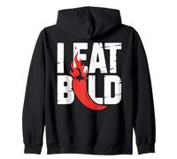 Hot Sauce Lover Eat Bold Heat Addict Chili Zip Hoodie