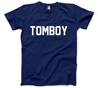 Hot Scamp Tomboy Men's Unisex T-Shirt - Navy Large