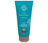 HOT - Shiatsu 2-in-1 Amber Scent - massage lubricant - amber (200 ml)