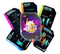 Hot Shots Basketball Drill Cards | 64 Waterproof Plastic Cards | Includes 45 Guided Drills, 9 Archetype Workouts, 5 Games, & 5 Info Cards | Great for Skills Training & Coaching in Youth & Adult Sports