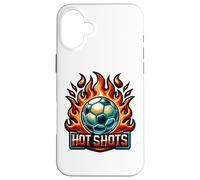 Hot Shots Soccer Team Case for iPhone 16 Plus