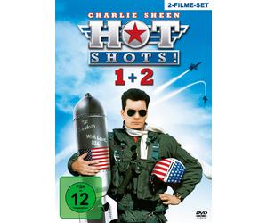 Hot Shots - Teil 1 + Teil 2 (DVD) Charlie Sheen Valeria Golino Jim Abrahams