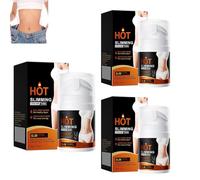 Hot Slimming Cream, Body Fat Burning Cream for Belly, Waist, & Buttocks, Firming Hot Massage Creams, Perfect for Cellulite, Tightening, for Women and Men (3PCS)