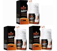Hot Slimming Cream, Hot Slimming Cream Body, Fat Burning for Belly, Waist, & Buttocks, Fast Absorption (3PCS)