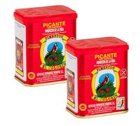 Hot Smoked Spanish Paprika (2x125g tins pack) La Vera (Spain) Pimenton