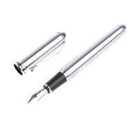 Hot Sold New Jinhao X750 Silver Stainless Steel 18KGP Nib Fountain Pen Business M Nib Fountain Pen Calligraphy Student School Supplies Classic Writing Tools Stainless Steel A