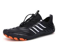 Hot Source Kayaking Water Shoes - Quick Dry Aqua Shoes with Grip Sole, Lightweight & Flexible for Beach, Swimming & Water Sports (Black, UK Footwear Size System, Adult, Men, Numeric, Medium, 6)