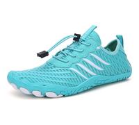 Hot Source Kayaking Water Shoes - Quick Dry Aqua Shoes with Grip Sole, Lightweight & Flexible for Beach, Swimming & Water Sports (Light Blue, UK Footwear Size System, Adult, Men, Numeric, Medium, 6)