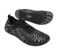 Hot Source Kayaking Water Shoes - Quick Dry Aqua Shoes with Grip Sole, Lightweight & Flexible for Beach, Swimming & Water Sports (Black/Grey, UK Footwear Size System, Adult, Men, Numeric, Medium, 10)