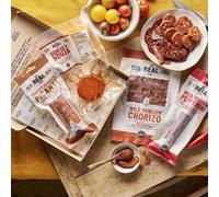 Hot & Spicy Charcuterie Letterbox - Spicy Snacks Gift Box with Nduja, Chorizo Picante & Pepperoni, Charcuterie Hamper Gift Set for Foodies