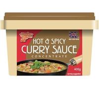Hot & Spicy Curry Sauce Paste 405g | Bold & Fiery Curry Flavour | Concentrated Paste for Quick Sauces | Ideal for Stir-Fries, Curries & Noodles