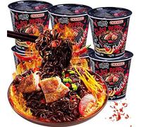 Hot & Spicy Ghost Pepper Noodles, Gui Jiao Noodles Fried Noodles Spicy Noodles Super spicy Packaging black noodle,Dry mixed noodles, Spicy Hot Ramen Instant Noodles,Rice noodles (10 pack)