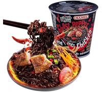 Hot & Spicy Ghost Pepper Noodles, Gui Jiao Noodles Fried Noodles Spicy Noodles Super spicy Packaging black noodle,Dry mixed noodles, Spicy Hot Ramen Instant Noodles,Rice noodles (1 pack)