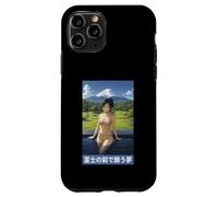 Hot Spring Japanese Woman Mount Fuji Case for iPhone 11 Pro