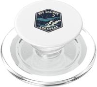 Hot Springs Arkansas Vintage Nature Mountain Night Sky PopSockets PopGrip for MagSafe