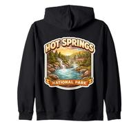 Hot Springs National Park Souvenir Arkansas Trip Memorabilia Zip Hoodie
