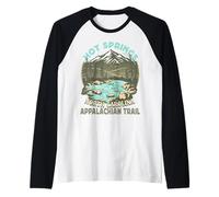 Hot Springs - North Carolina - Appalachian Trail Hiking Raglan Baseball Tee