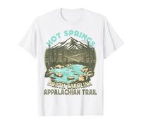 Hot Springs - North Carolina - Appalachian Trail Hiking Value Graphic T-Shirt, Men, White, S