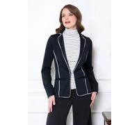 Hot Squash Women's Piping Detail Jacket in Black | Size: Large Hot Squash Black L