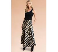 Hot Squash Women's Boho Maxi Skirt in Light Sand | Size: 20