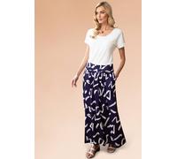Hot Squash Women's Boho Maxi Skirt in Navy | Size: 18 Hot Squash Navy 18