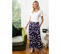 Hot Squash Women's Luxury Roll Top Maxi Skirt in Mid Navy | Size: 14 Hot Squash Mid Navy 14