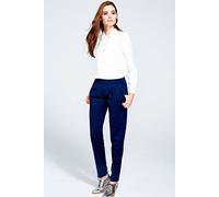 Hot Squash Women's Slouch n Glam Trousers in Navy | Size: 8 Hot Squash Navy 8