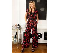 Hot Squash Women's Wideleg Jumpsuit in Red | Size: 22 Hot Squash Red 22