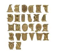 Hot Stamp Kit - Wood Tips, Craft Heads | Metal Alphabet Burner Set, Pyrography Symbol Attachments Plus Interchangeable Branding Tools for Engraving Wood Leather Craft Projects, Dependable Performan