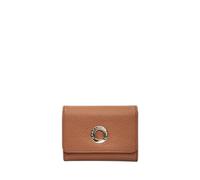 Hot-Stamped Logo Wallet for Women Mandarina Duck Marron 8x12x2,5 cm