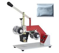 Hot Stamping Code Printer, Manual Heat Press Tool, Adjustable Temperature, 10-60 Sec, Ideal for Leather, Cloth, Wood, Perfect for Date Codes and Logo Marking