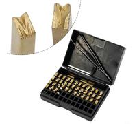 Hot Stamping Copper Letter Grains 120 Pcs Set 2x3x15mm for HP-241 DY-8 Manual Electric Ribbon Coding Machines Production Date Batch Number Printin