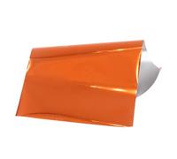 Hot Stamping foil, 8 x 15cm 50 Sheets Hot Stamping Foil Paper Transfer Laminator(50pcs-Orange)