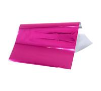 Hot Stamping foil, Light Gold Paper Holographic Transfer Laminator Foil(Rose Red 50pcs)