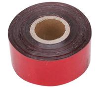 Hot Stamping Foil Roll, Gold Foil for Hot Stamping Machine, 3cm x 120m Bronzing Paper for Leather Cloth Paper Wood Packaging Decoration with Smooth Surface and Brilliant (Red)